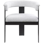 Meridian Furniture,Romeo Boucle Fabric Dining Chair, Set of 2