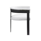 Meridian Furniture,Romeo Boucle Fabric Dining Chair, Set of 2
