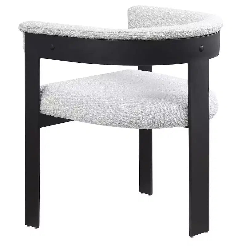 Meridian Furniture,Romeo Boucle Fabric Dining Chair, Set of 2
