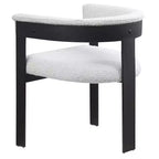 Meridian Furniture,Romeo Boucle Fabric Dining Chair, Set of 2