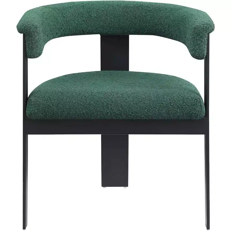 Meridian Furniture,Romeo Boucle Fabric Dining Chair, Set of 2