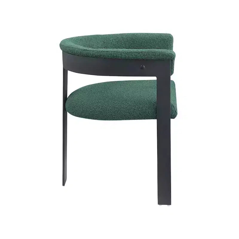 Meridian Furniture,Romeo Boucle Fabric Dining Chair, Set of 2