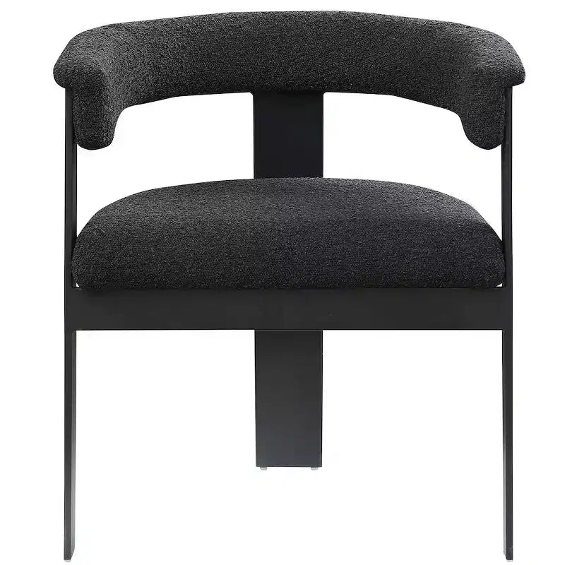 Meridian Furniture,Romeo Boucle Fabric Dining Chair, Set of 2