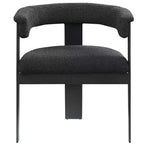 Meridian Furniture,Romeo Boucle Fabric Dining Chair, Set of 2