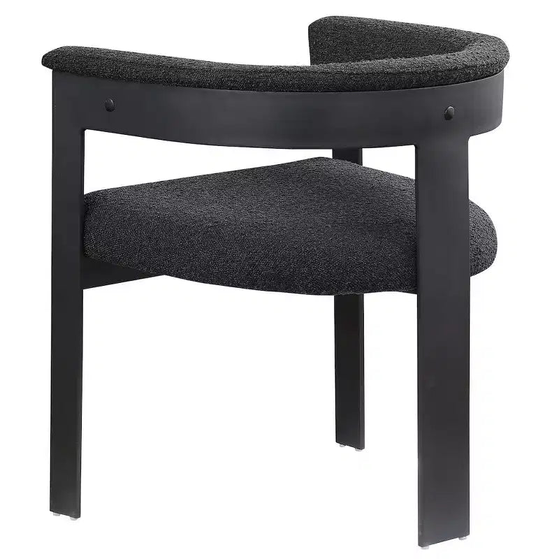 Meridian Furniture,Romeo Boucle Fabric Dining Chair, Set of 2