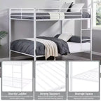 Full Over Full Bunk Bed with Ladder