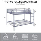 Full Over Full Bunk Bed with Ladder
