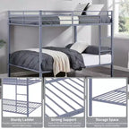 Full Over Full Bunk Bed with Ladder