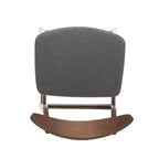 GDFStudio Cedric Mid-Century Modern Fabric and Rubberwood 23.5 Inch Counter Stool (Set of 2)