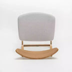 GDFStudio Cedric Mid-Century Modern Fabric and Rubberwood 23.5 Inch Counter Stool (Set of 2)