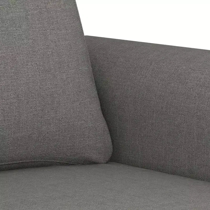 vidaXL 2-seater Sofa Dark Gray Polyester 2-seater 2-Seater Sofa
