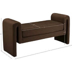 Meridian Furniture,Sloan Velvet Bench