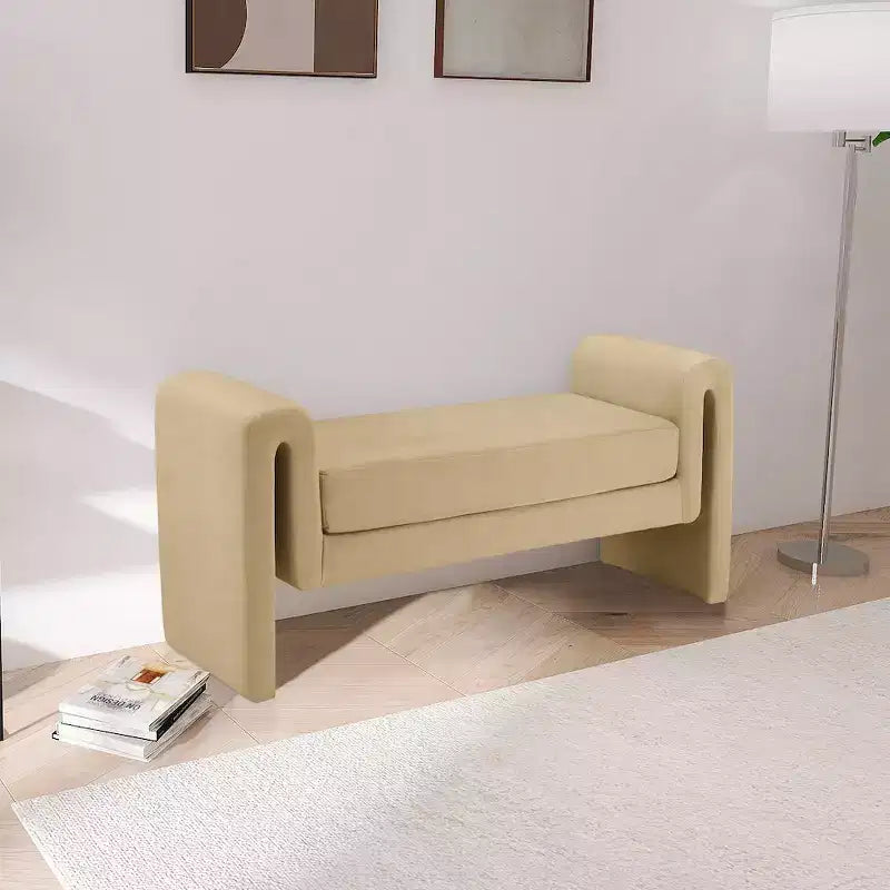 Meridian Furniture,Sloan Velvet Bench