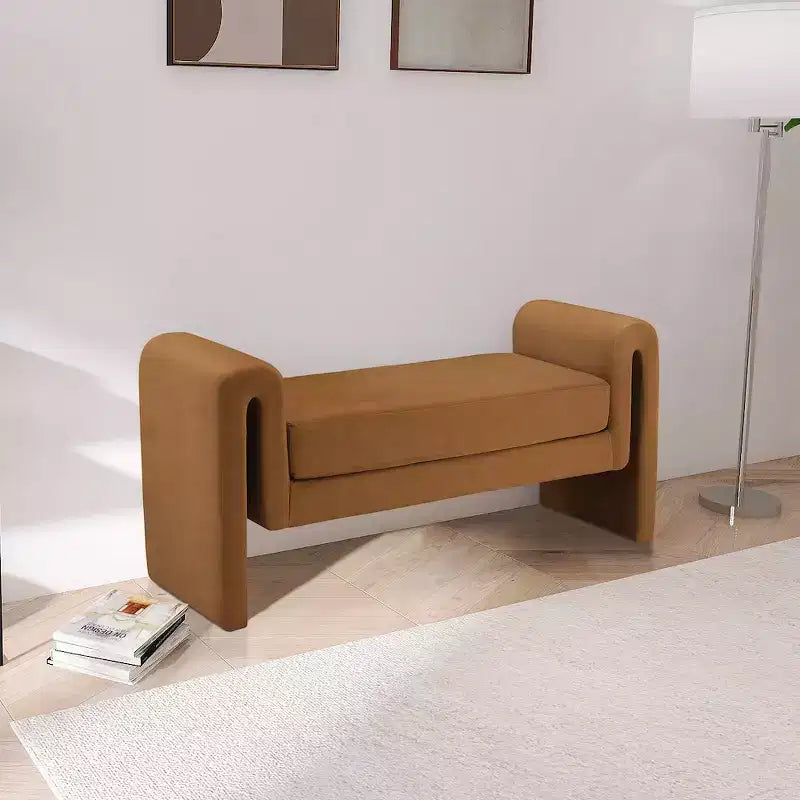 Meridian Furniture,Sloan Velvet Bench