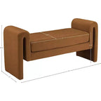 Meridian Furniture,Sloan Velvet Bench