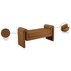 Meridian Furniture,Sloan Velvet Bench