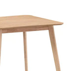 Okak Square Wooden Dining Table for 4 Kitchen Table Dining Table for Dining Room, Restaurant, Living Room
