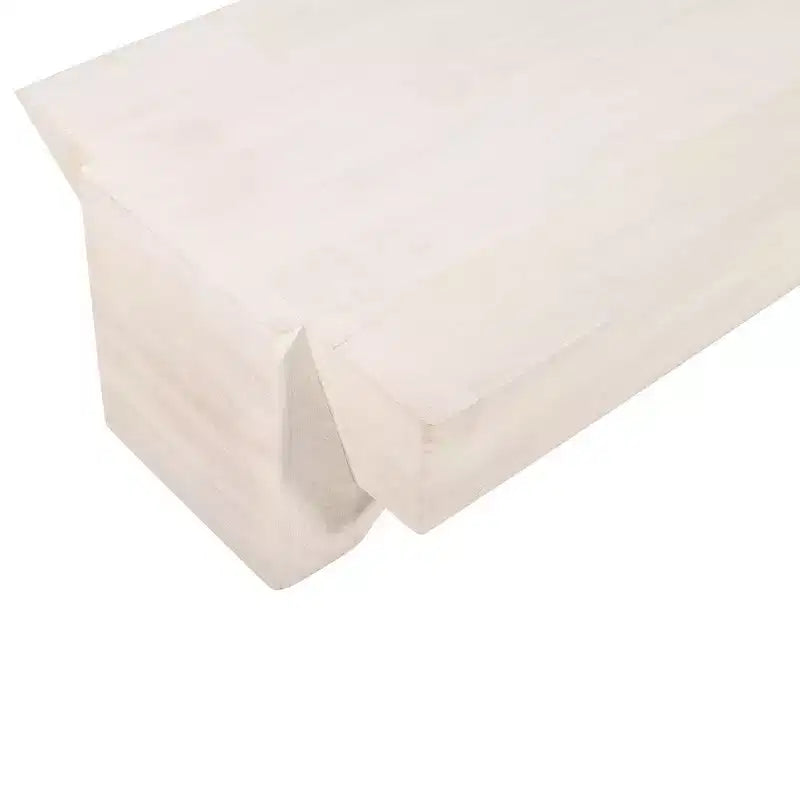 Royal Hampton Coffee Table | 45 Rectangular Handcrafted Mango Wood | Solid Asymmetric Base