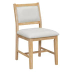 Whisen Mid-Century 7-Piece Dining Table Set for 6, Wood Table & Comfy Upholstered Chairs