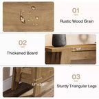 Lantine 41.3 Wood Console Table, 2-Tier Entryway Table with Storage, Sofa Table Behind Couch for Living Room, Hallway, Foyer