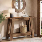 Lantine 41.3 Wood Console Table, 2-Tier Entryway Table with Storage, Sofa Table Behind Couch for Living Room, Hallway, Foyer