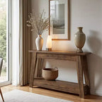 Lantine 41.3 Wood Console Table, 2-Tier Entryway Table with Storage, Sofa Table Behind Couch for Living Room, Hallway, Foyer