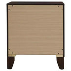 Coaster,Welsley 2-drawer Nightstand Bedside Table Walnut