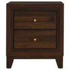 Coaster,Welsley 2-drawer Nightstand Bedside Table Walnut