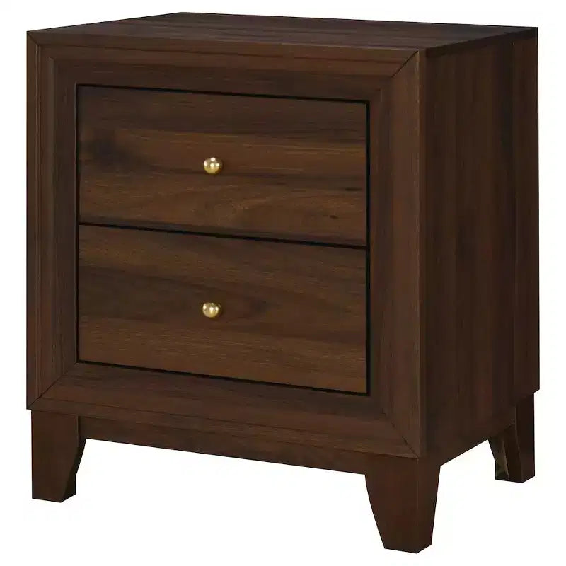 Coaster,Welsley 2-drawer Nightstand Bedside Table Walnut