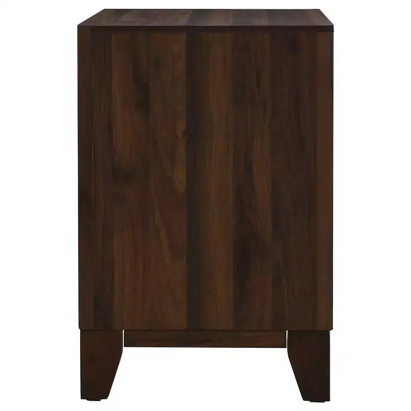 Coaster,Welsley 2-drawer Nightstand Bedside Table Walnut