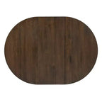 5 Pieces Extendable Dining Set for 4, Round Table with Leaf and 4 Upholstered Chairs