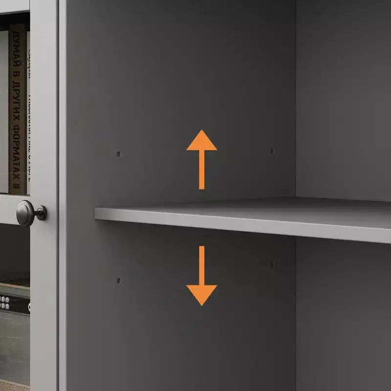 Famapy Entryway Mudroom Cabinet,Farmhouse Hallway Storage Wall Unit,Display Cabinet,Adjustable Shelves,Kitchen Pantry Organizer for Wine&Spices