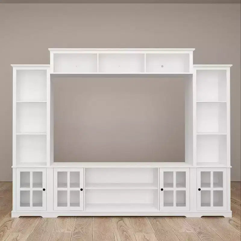 Famapy Entryway Mudroom Cabinet,Farmhouse Hallway Storage Wall Unit,Display Cabinet,Adjustable Shelves,Kitchen Pantry Organizer for Wine&Spices