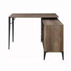 Okak Rustic Home Office Computer Desk with Storage Shelves & Drawer/Cabinet,Multifunctional Study Writing Desk with for Study,Office,Studio