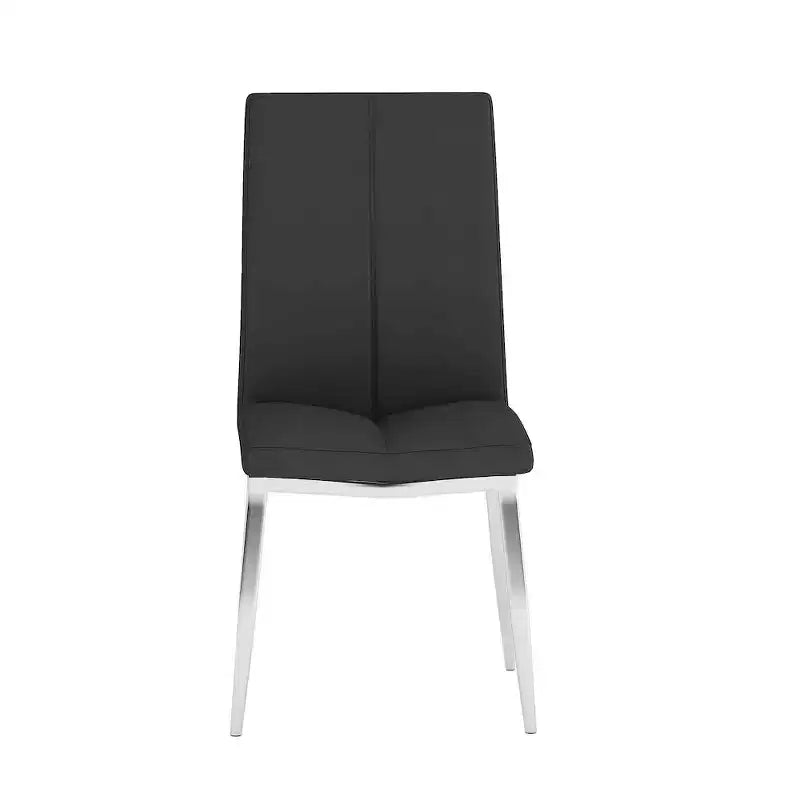 Chintaly Imports,Modern Curved-Back Upholstered Side Chair - Set of 4