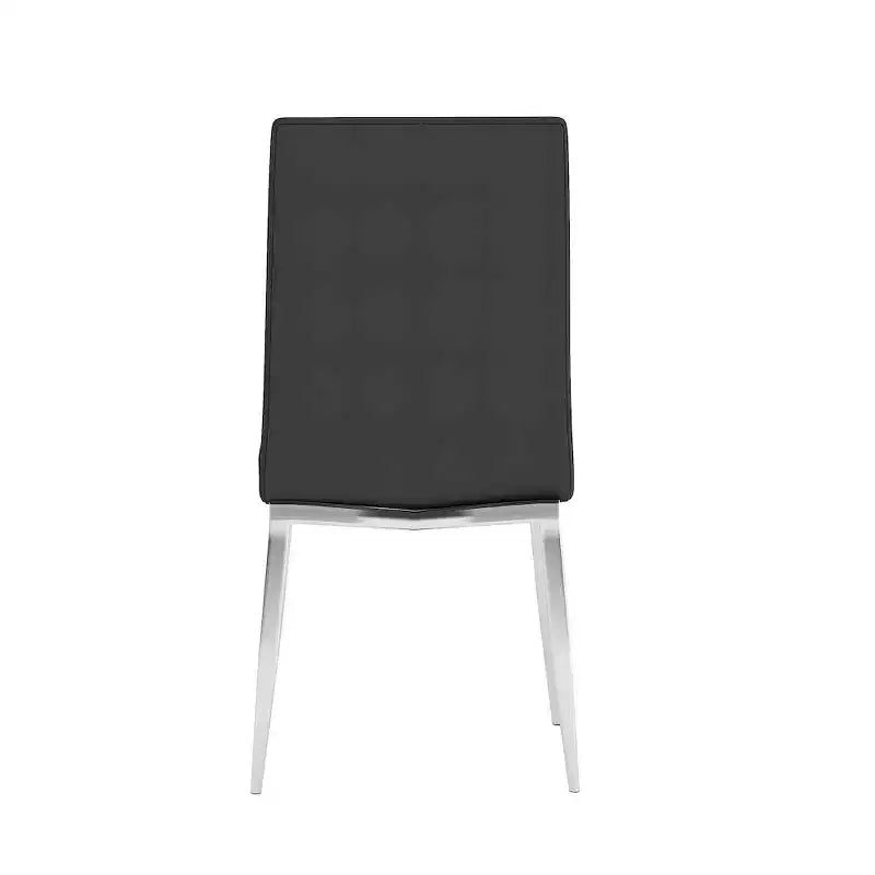 Chintaly Imports,Modern Curved-Back Upholstered Side Chair - Set of 4