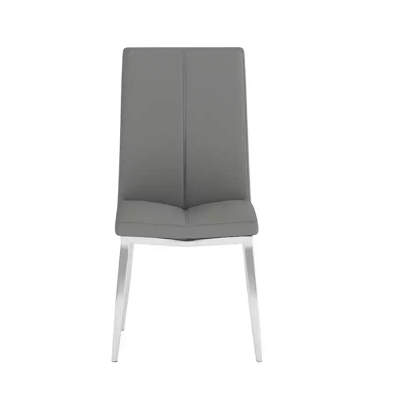 Chintaly Imports,Modern Curved-Back Upholstered Side Chair - Set of 4