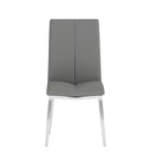 Chintaly Imports,Modern Curved-Back Upholstered Side Chair - Set of 4