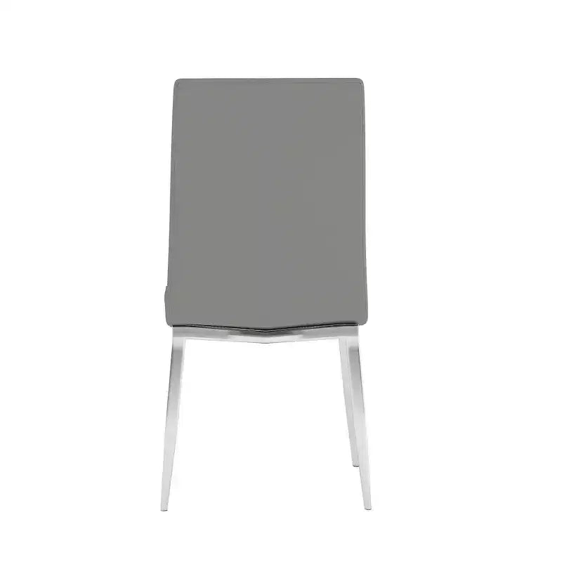 Chintaly Imports,Modern Curved-Back Upholstered Side Chair - Set of 4