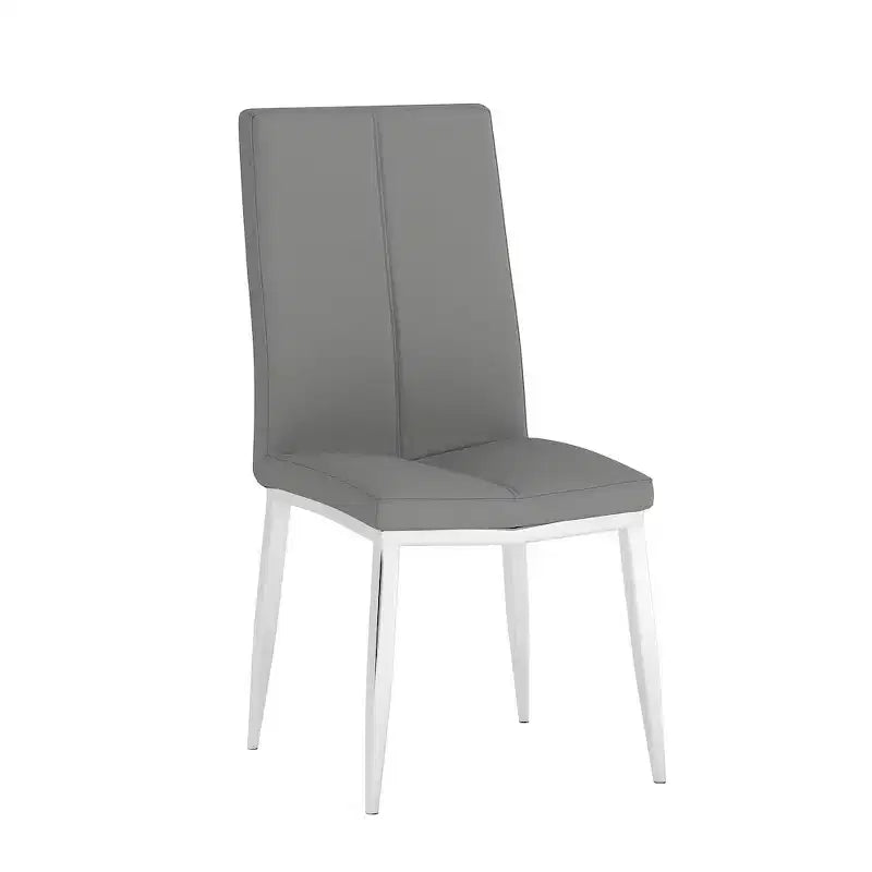 Chintaly Imports,Modern Curved-Back Upholstered Side Chair - Set of 4