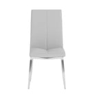 Chintaly Imports,Modern Curved-Back Upholstered Side Chair - Set of 4