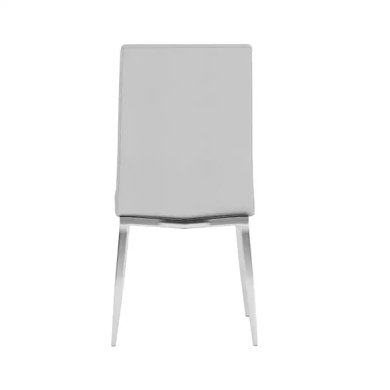 Chintaly Imports,Modern Curved-Back Upholstered Side Chair - Set of 4