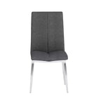 Chintaly Imports,Modern Curved-Back Upholstered Side Chair - Set of 4