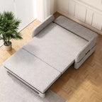 Gaoyangjiaju 37 inch to 88.58 inch Convertible Sofa Bed with Hidden Storage & Lockable Wheels
