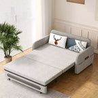 Gaoyangjiaju 37 inch to 88.58 inch Convertible Sofa Bed with Hidden Storage & Lockable Wheels