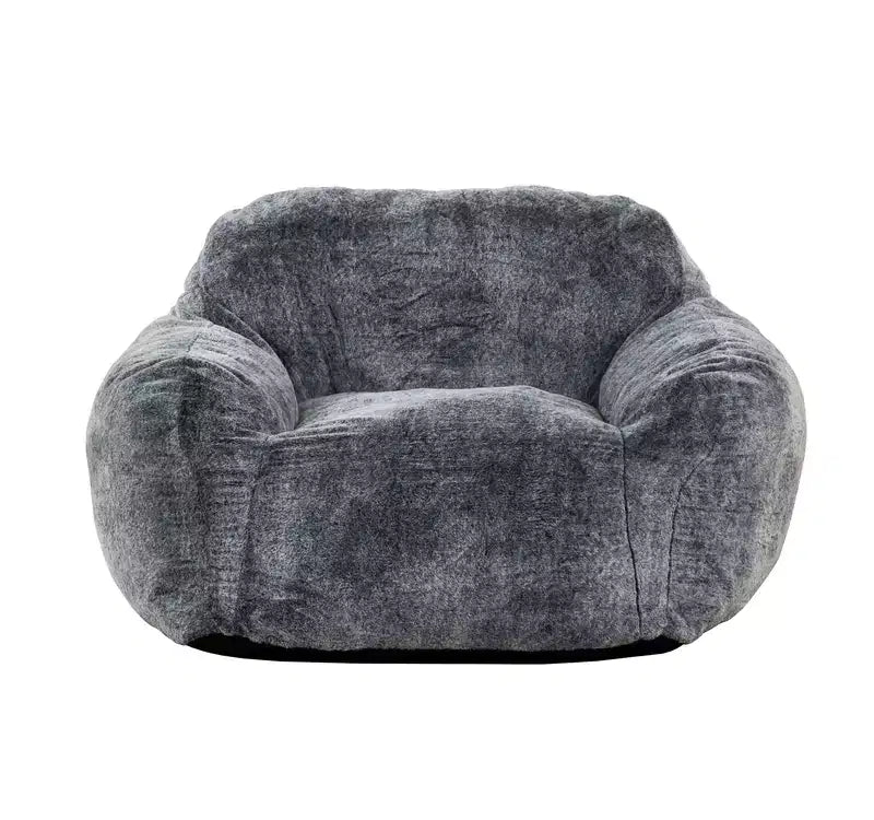 HomeStock Tore Faux Fur Foam Bean Bag Chair