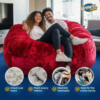 Ultimate Sack Bean Bag Chair, Oversized Indoor Comfy Lounger