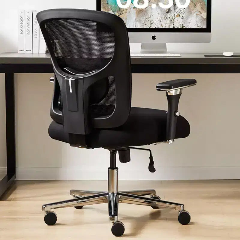 Okak Modern Mesh Adjustable Computer Desk Chair with Armrests & Lumbar Support,Ergonomic Swivel Task Chair for Office,Study