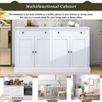 GDFStudio Philip 58 Sideboard Buffet Cabinet with Drawers and Adjustable Shelves