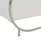 Bethann Metal Frame Accent Chair - SFV5130 - White/Silver - Safavieh Couture